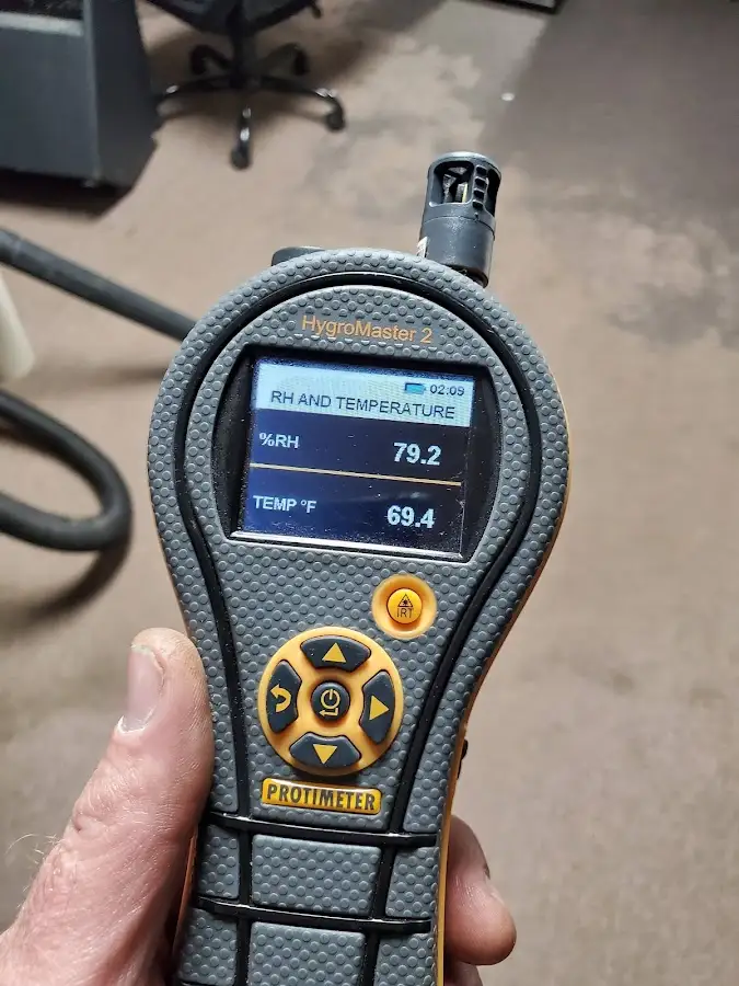 Moisture meter humidity assessment for Fire & Smoke Damage Restoration in Portage