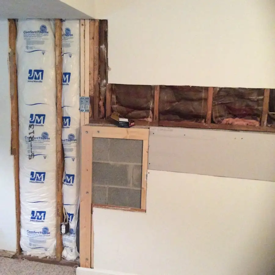 Wall insulation replacement during Odor Removal & Deodorization in Portage